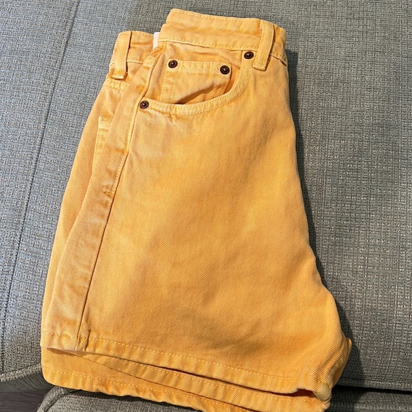 ZARA Yellow Shorts Size 2 - Picture 7 of 7